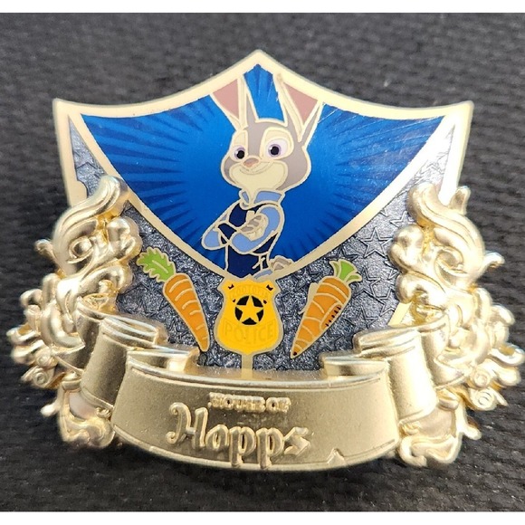 Disney Pin ZOOTOPIA JUDY HOPPS GOLDEN PP Preproduction Sample Proof LE 300040